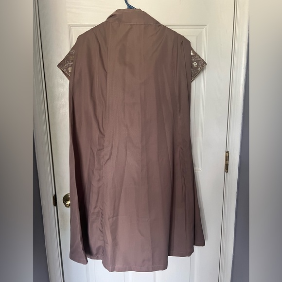 Grey/light brownish saree set - Picture 8 of 8